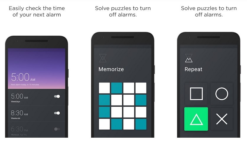Aplikasi Alarm Clock Puzzle (Play Store)